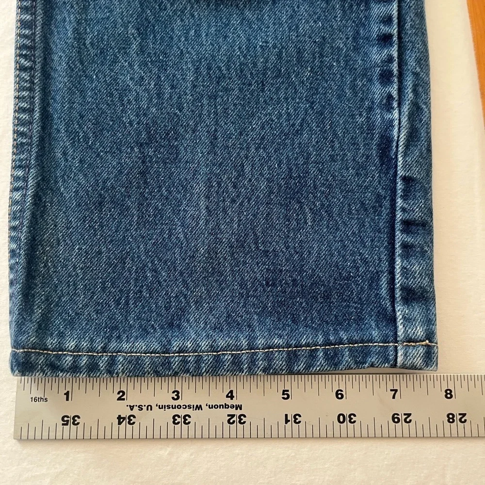 VINTAGE ORANGE TAB 509 LEVIS men's denim jeans 34'' 34'' made in USA zip fly